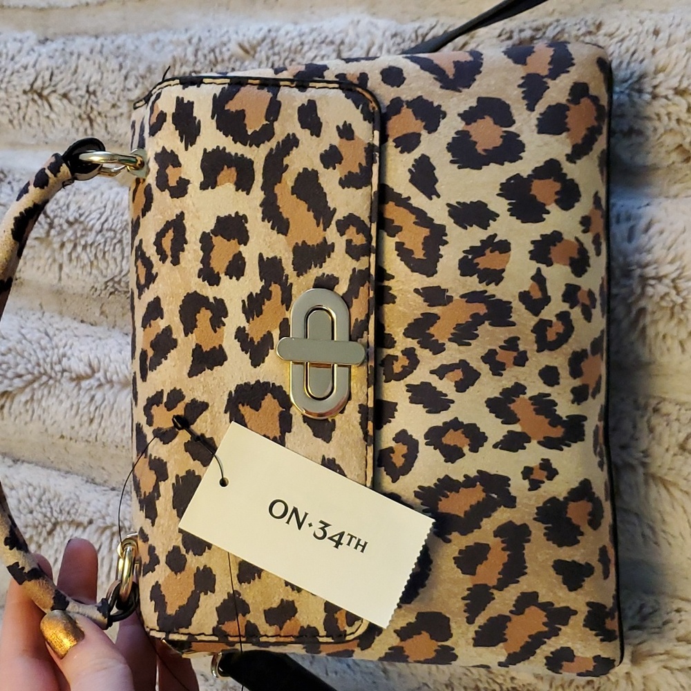 NWT Leopard Purse